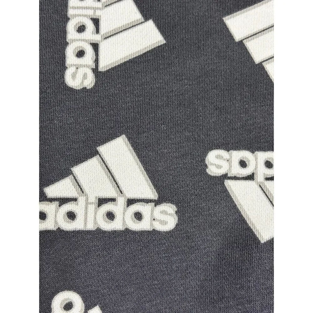 Adidas Allover Badge of Sport Hoodie Sweatshirt size Small